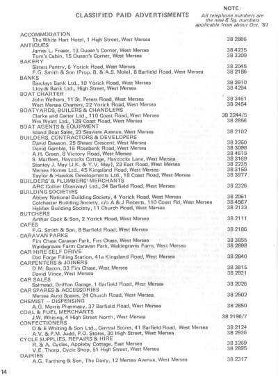  Mersea Island Directory 1981 Page 14 
Cat1 Books-->Directories